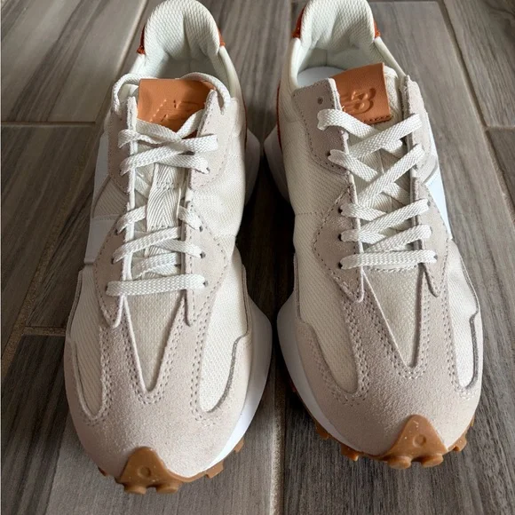 Women's New Balance 327 Casual Shoes - Sea Salt Rust Oxide WS327RA - Picture 5 of 8